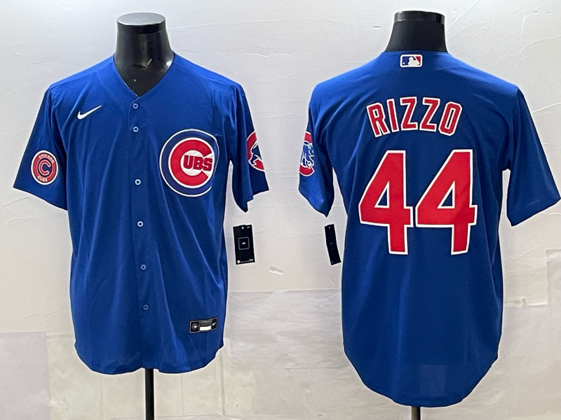 Men Chicago Cubs #44 Rizzo blue Nike MLB 2025 jersey 002->chicago cubs->MLB Jersey